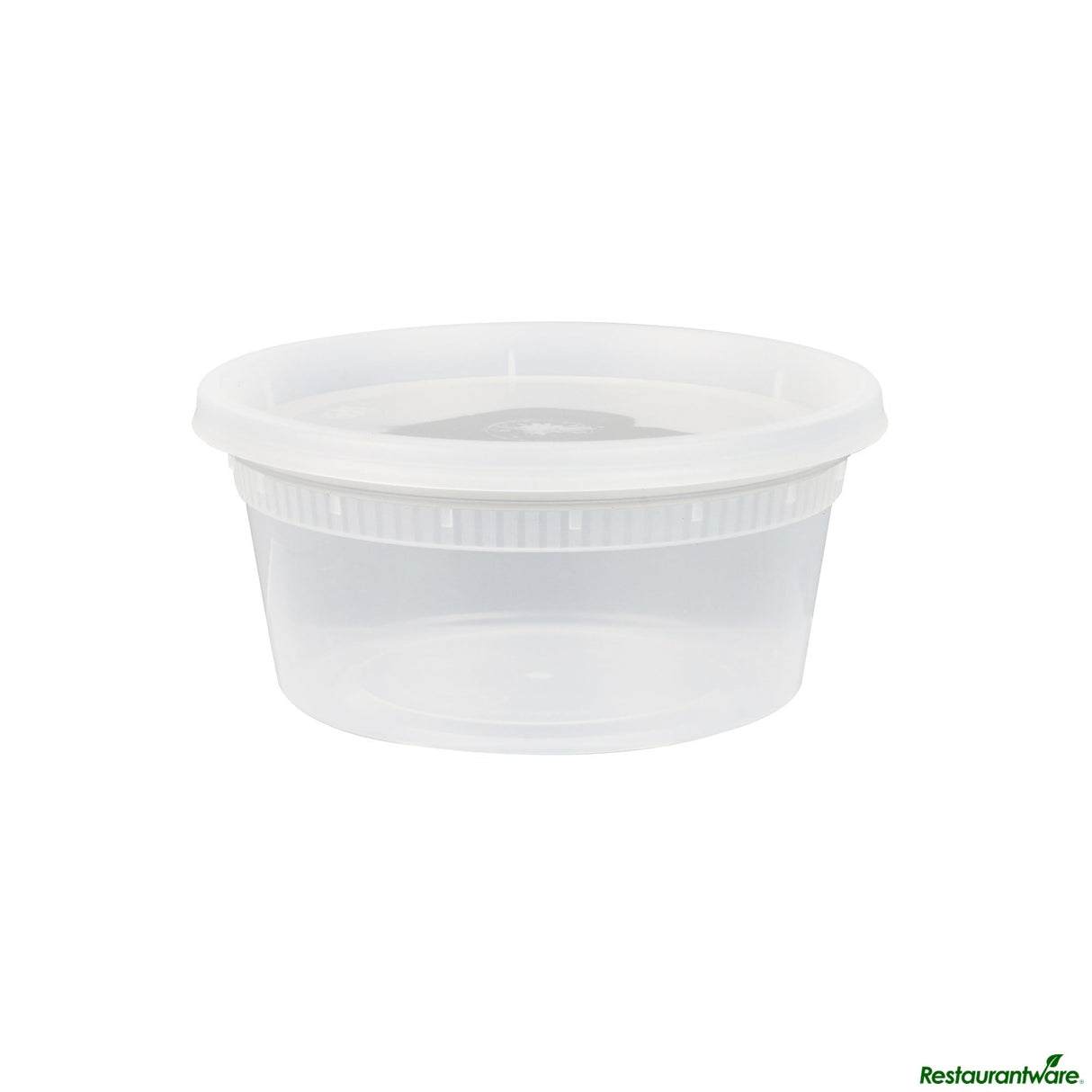 Containers, Soup, Asporto 12 Ounce, Microwavable Plastic, Clear, 4.50 x 4.50 x 2.50 Inch, Round, includes Lid,25 - 1 EACH