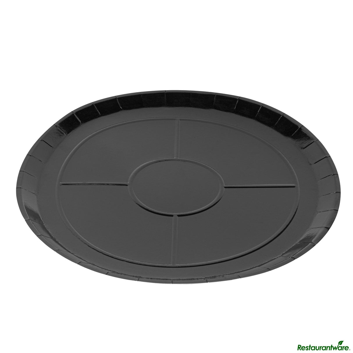 Trays, Pizza, 18 Inch, Paperboard, Black, Round, Oven-Safe,25 - 1 EACH