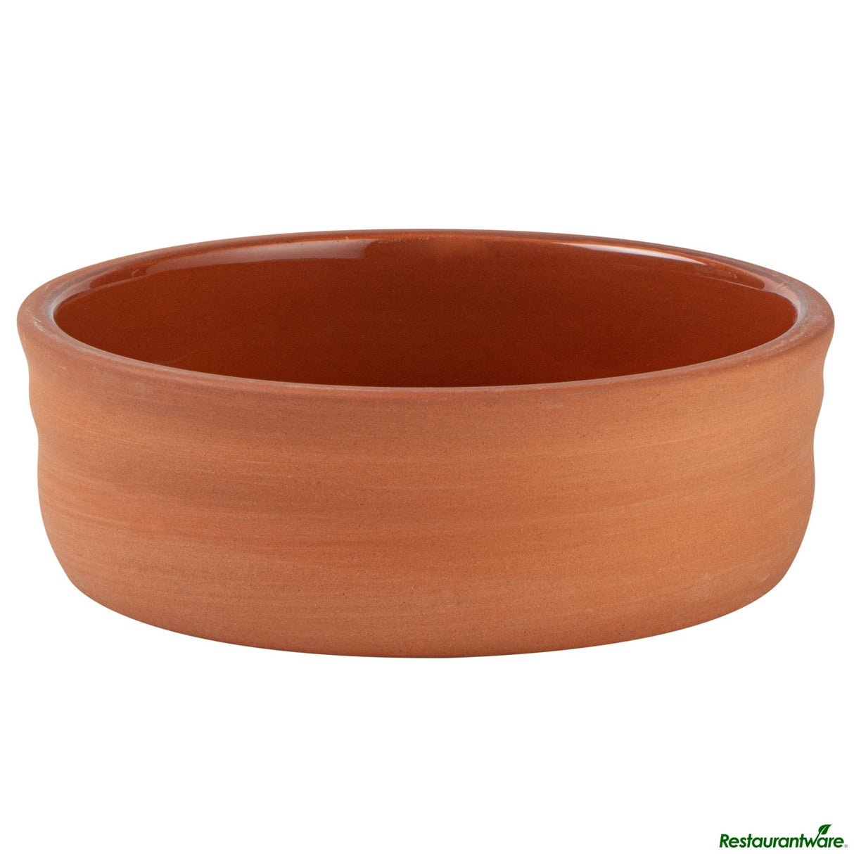 Bowls, Cazuela, Terra Tek 7 Ounce, Terracotta, Brown Glazed Interior, 4.75 x 4.75 x 1.50 Inch, Oven-Safe,2 - 1 EACH