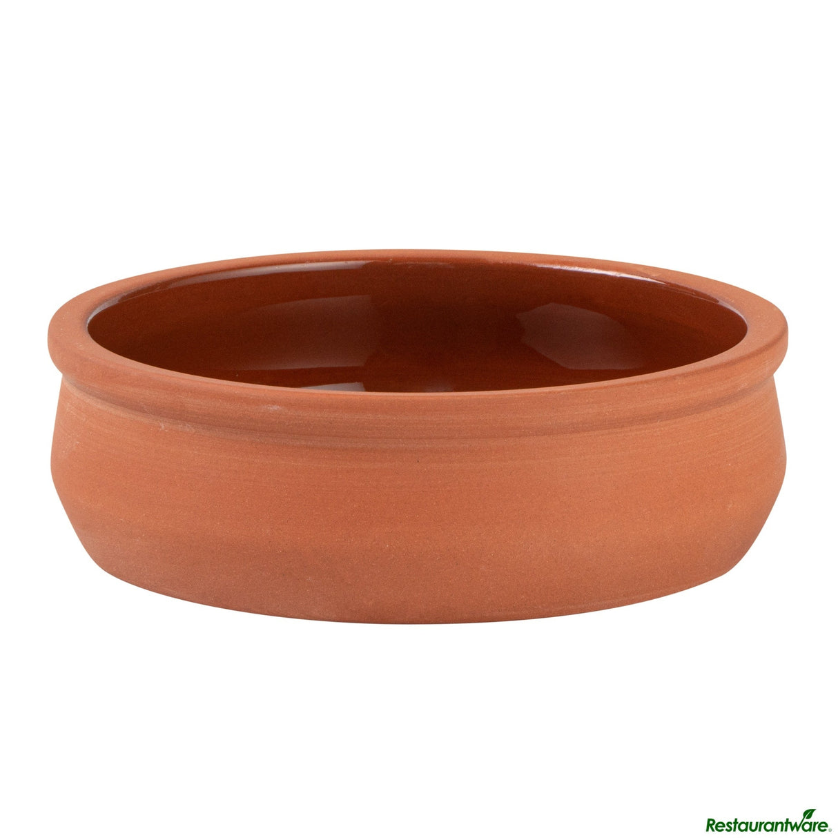 Bowls, Cazuela, Terra Tek 9 Ounce, Terracotta, Brown Glazed Interior, 4.75 x 4.75 x 1.50 Inch, Oven-Safe,2 - 1 EACH