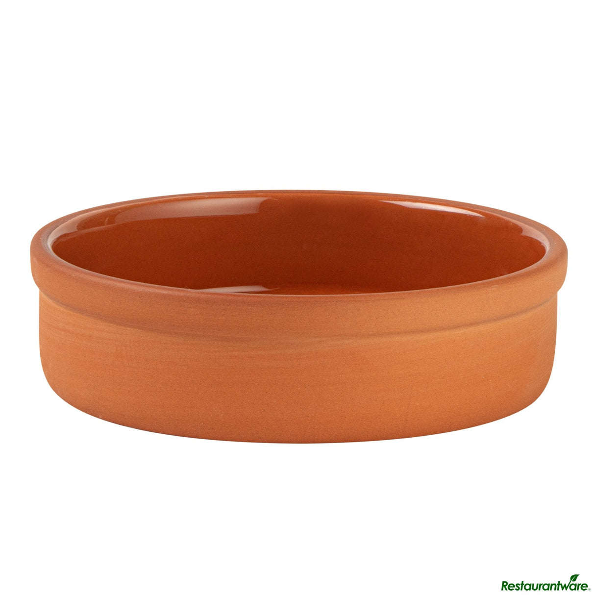 Bowls, Cazuela, Terra Tek 9 Ounce, Terracotta, Brown Glazed Interior, 5 x 5 x 1.25 Inch, Oven-Safe,2 - 1 EACH