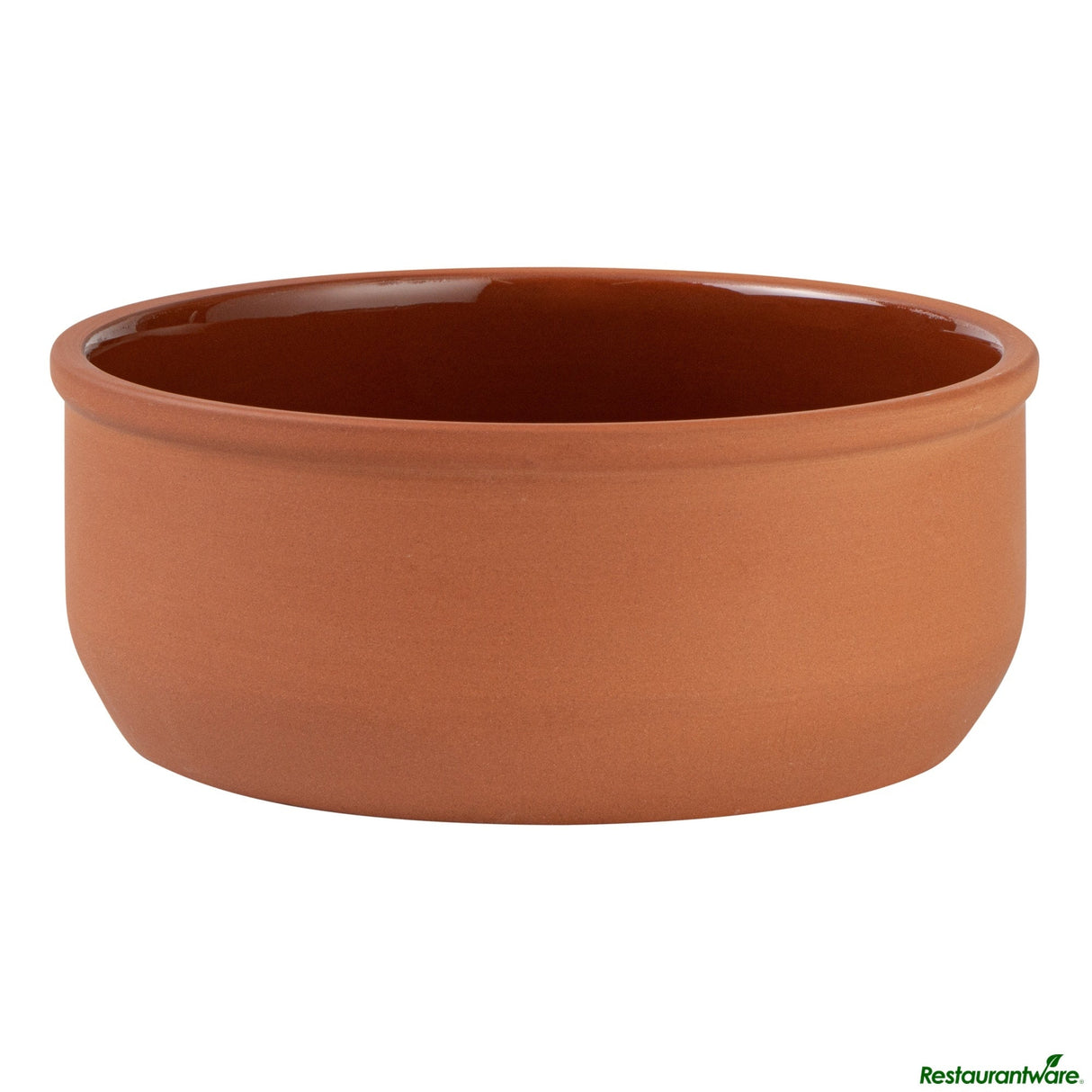 Bowls, Cazuela, Terra Tek 27 Ounce, Terracotta, Brown Glazed Interior, 6.25 x 6.25 x 2.50 Inch, Oven-Safe,2 - 1 EACH