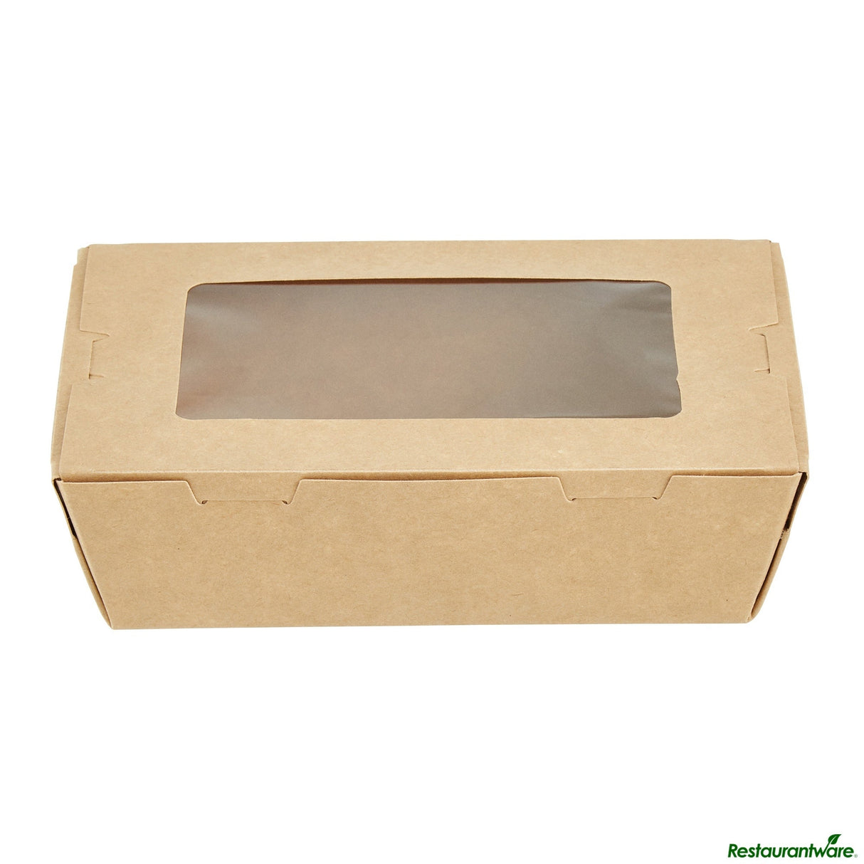 Containers, Take-Out, 21 Ounce, Paper, Kraft, 6.25 x 4 x 1.75 Inch, with Hinge Lock,50 - 1 EACH
