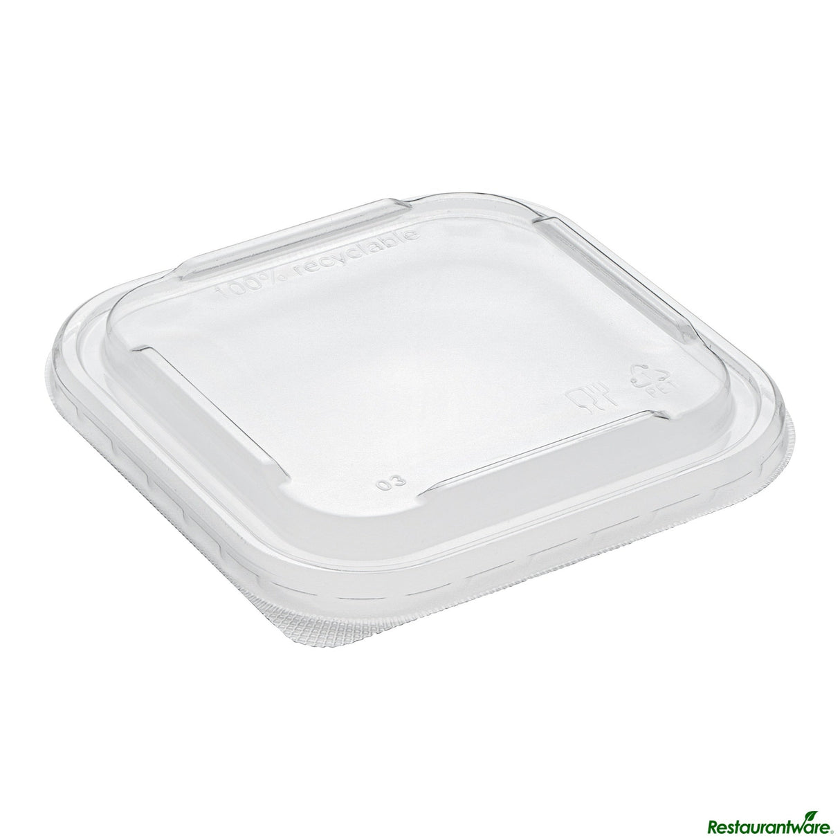 Lids, Matsuri Vision, Plastic, Clear, Anti-Fog, for 17 & 22 Ounce Sushi Containers, PET,50 - 1 EACH