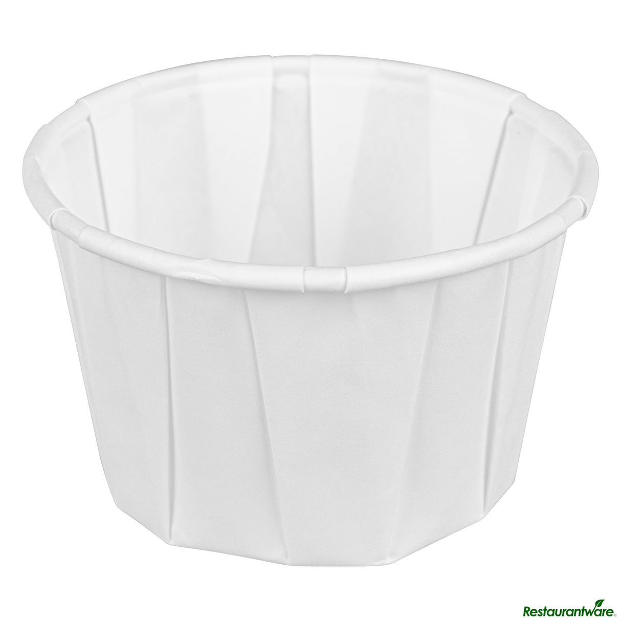 Cups, Souffle Portion, 2 Ounce, Paper, White, Compostable,100 - 1 EACH