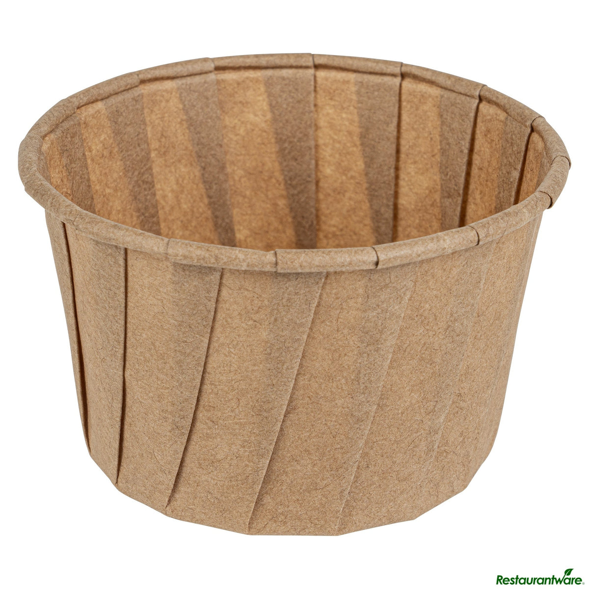 Cups, Souffle Portion, 3.25 Ounce, Paper, Kraft, Compostable,100 - 1 EACH