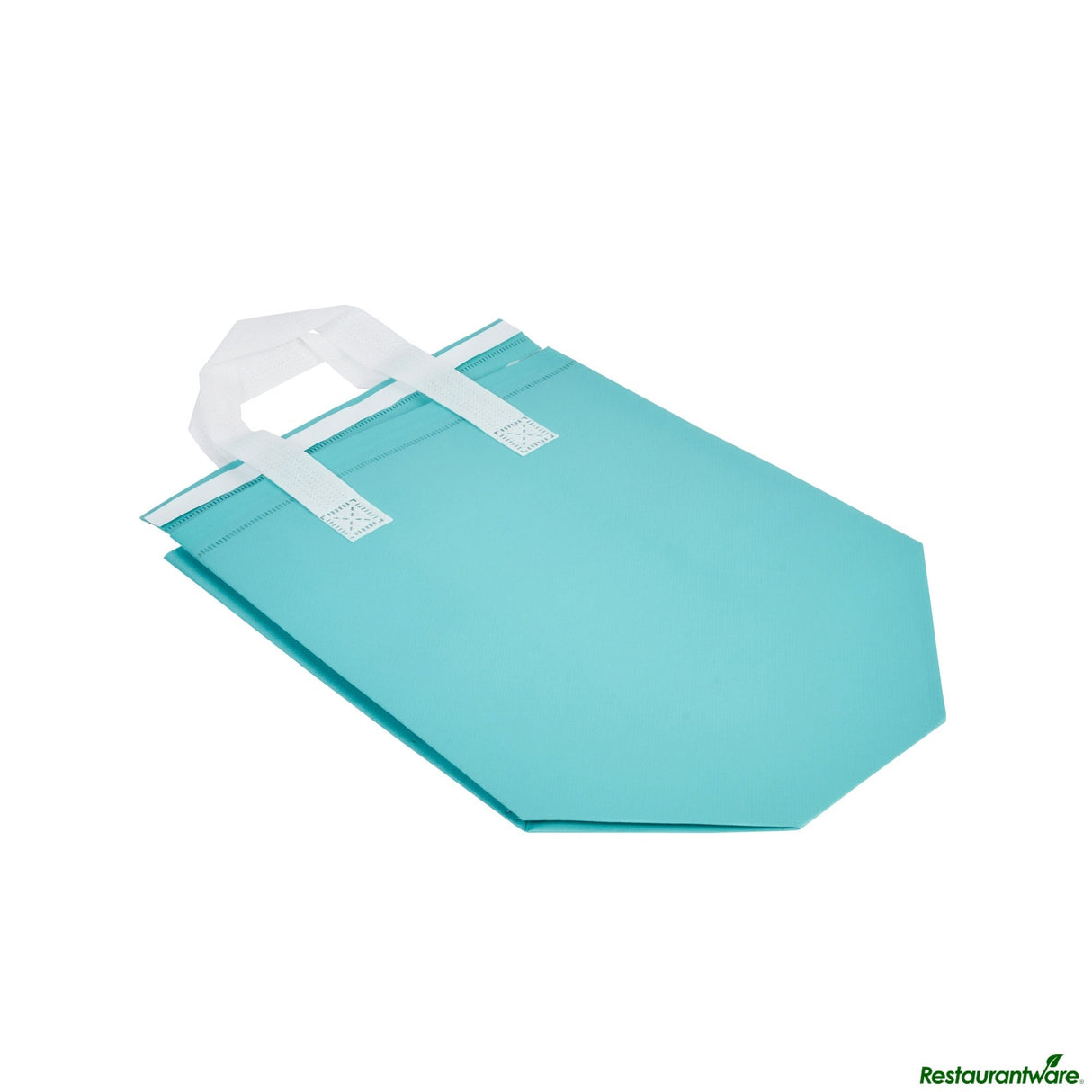 Bags, Take-Out, Bag Tek 9.5 x 6 x 10.25 Inch, Fabric, Teal, Insulated, Tamper-Evident,25 - 1 EACH