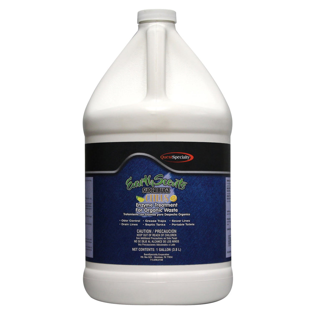 Deodorizer, Enzyme, Citrus, for Organic Waste,4 - 1 GALLON