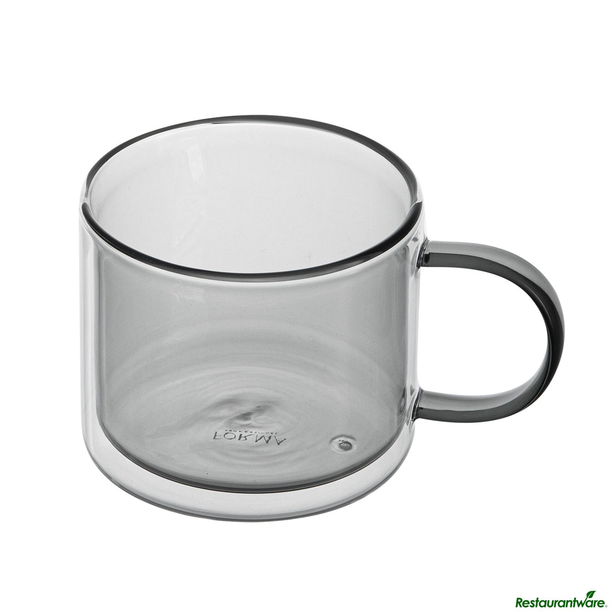 Mugs, Coffee, Forma Professional, 11 Ounce, Gray, Double Wall, Borosilicate, with Handle, 3.50 x 3.50 x 3 Inch,2 - 1 EACH