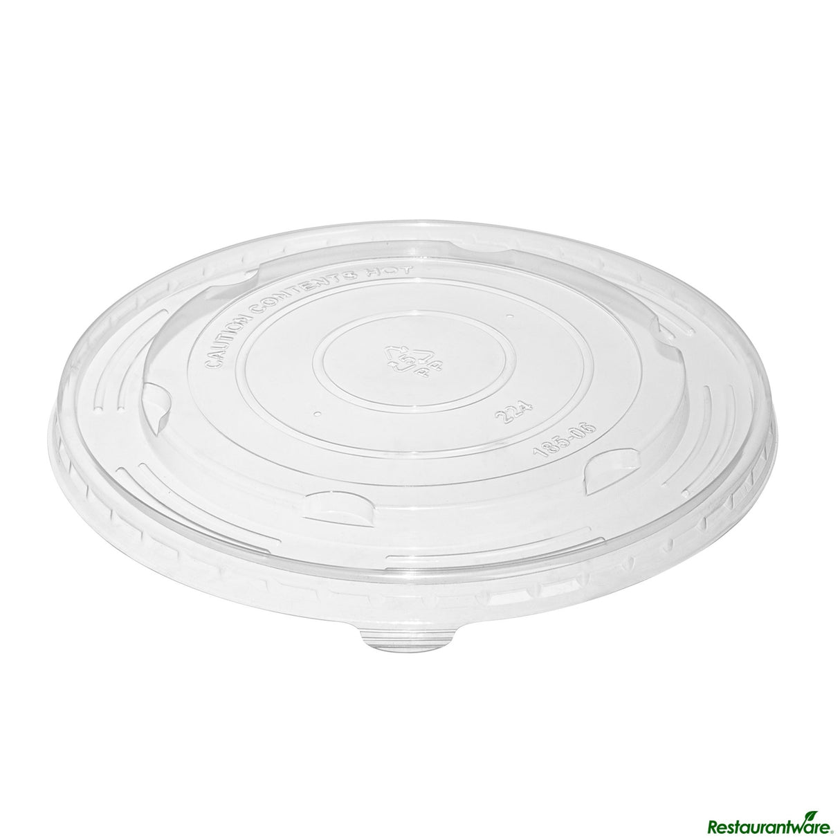 Lids, Plastic, Clear, Round, fits 50 Ounce Take-Out Containers,50 - 1 EACH