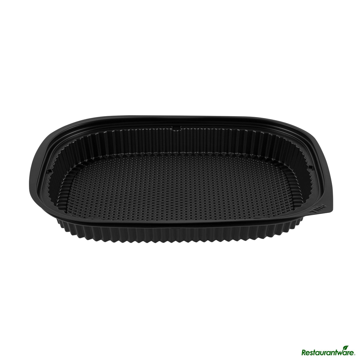 Containers, Food, 59 Ounce, Plastic, Black, 13.5 x 9.5 x 1.5 Inch,5 - 20 COUNT