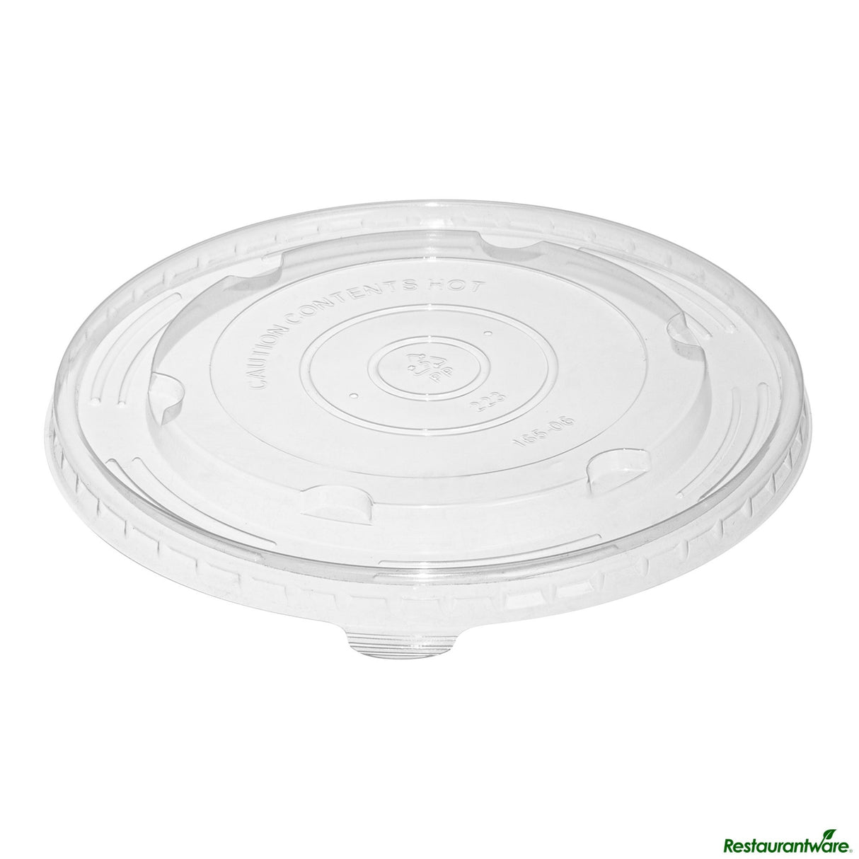 Lids, Sustain, Plastic, Clear, Round, for 37 & 44 Ounce Take-Out Containers,4 - 50 COUNT