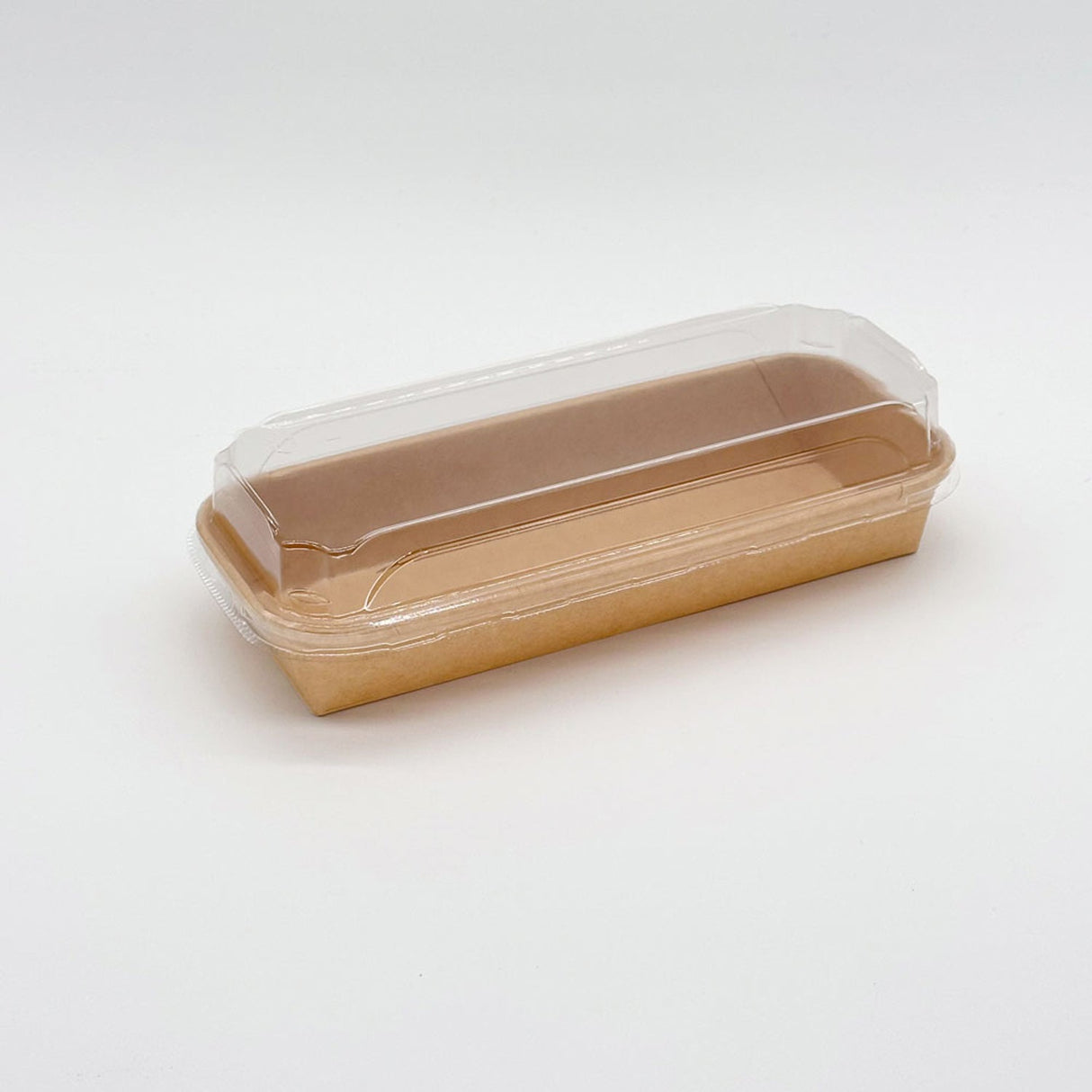 Trays, 8 x 4 x 1 Inch, Paper, Kraft, includes Lid,200 - 2 PIECE