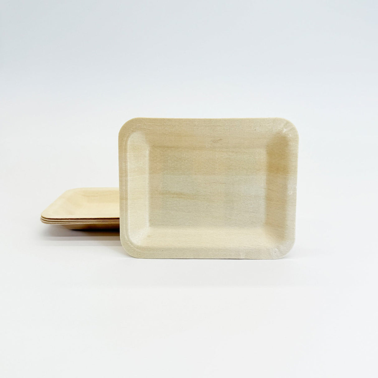 Plates, 4.70 x 3.70 Inch, Wood,6 - 100 COUNT