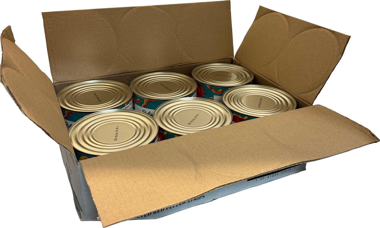 Pepper Strips, Red, Fire-Roasted,6 - 5.51 POUND