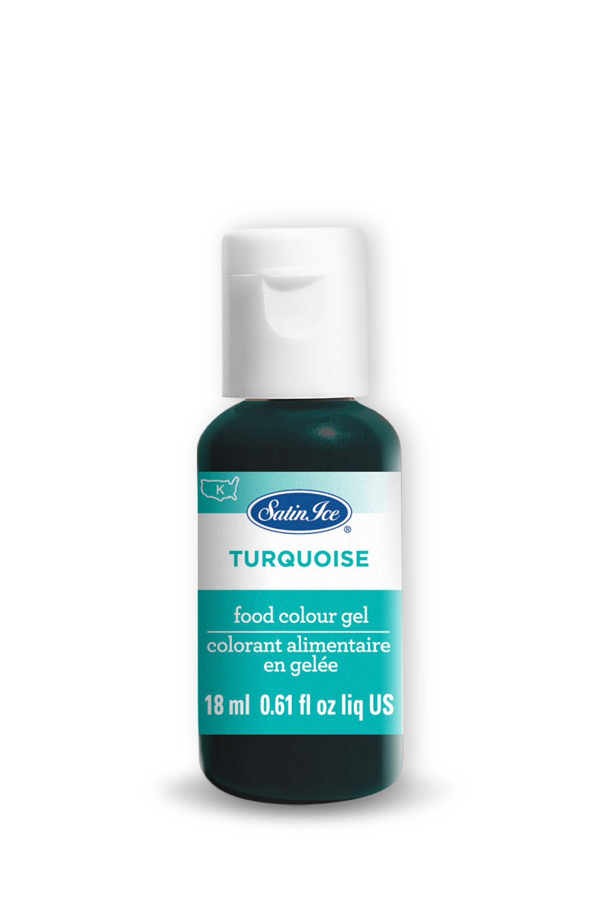 Food Colors, Turquoise, Gel,12 - 0.61 OUNCE