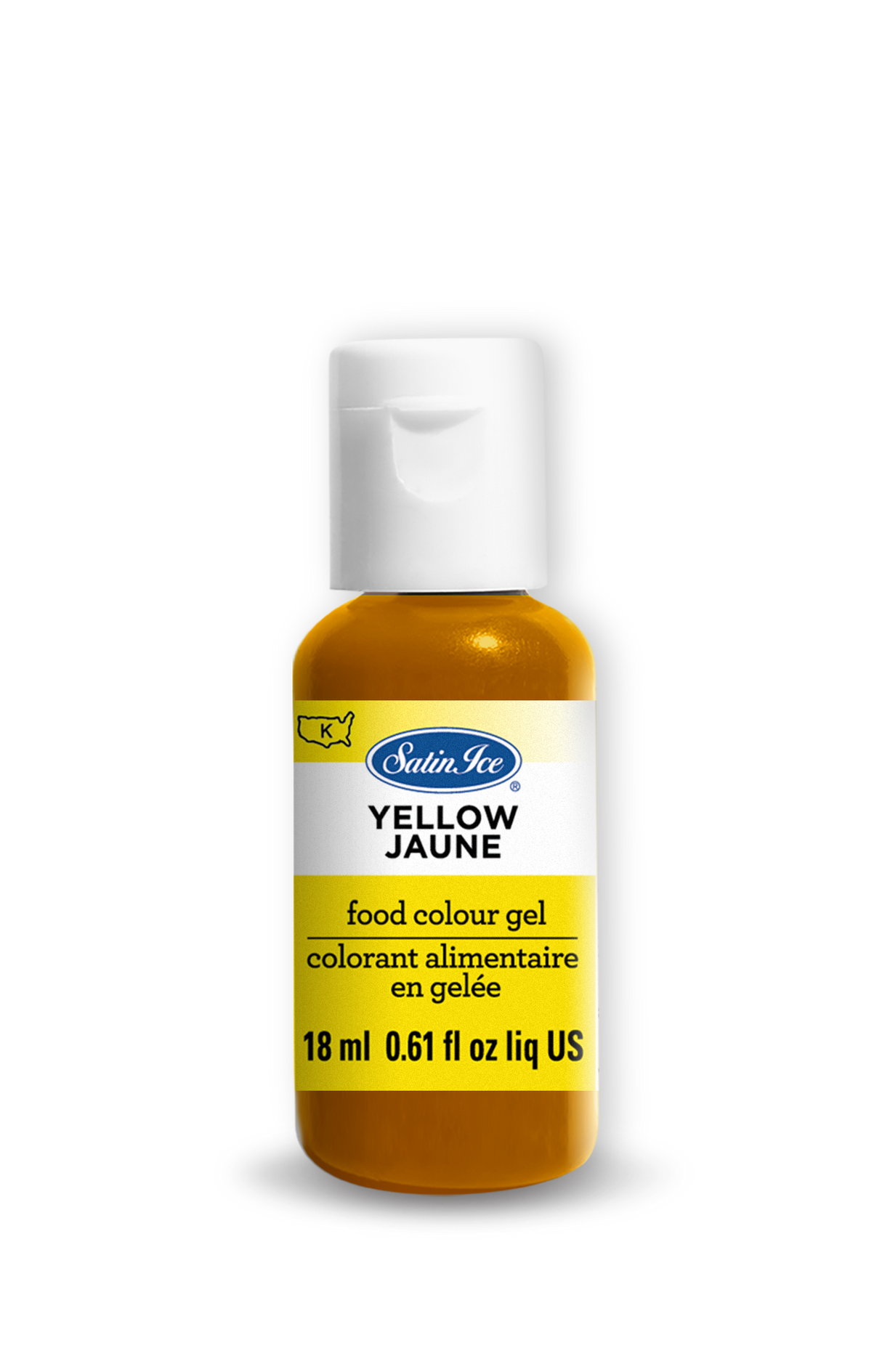 Food Colors, Yellow, Gel,12 - 0.61 OUNCE