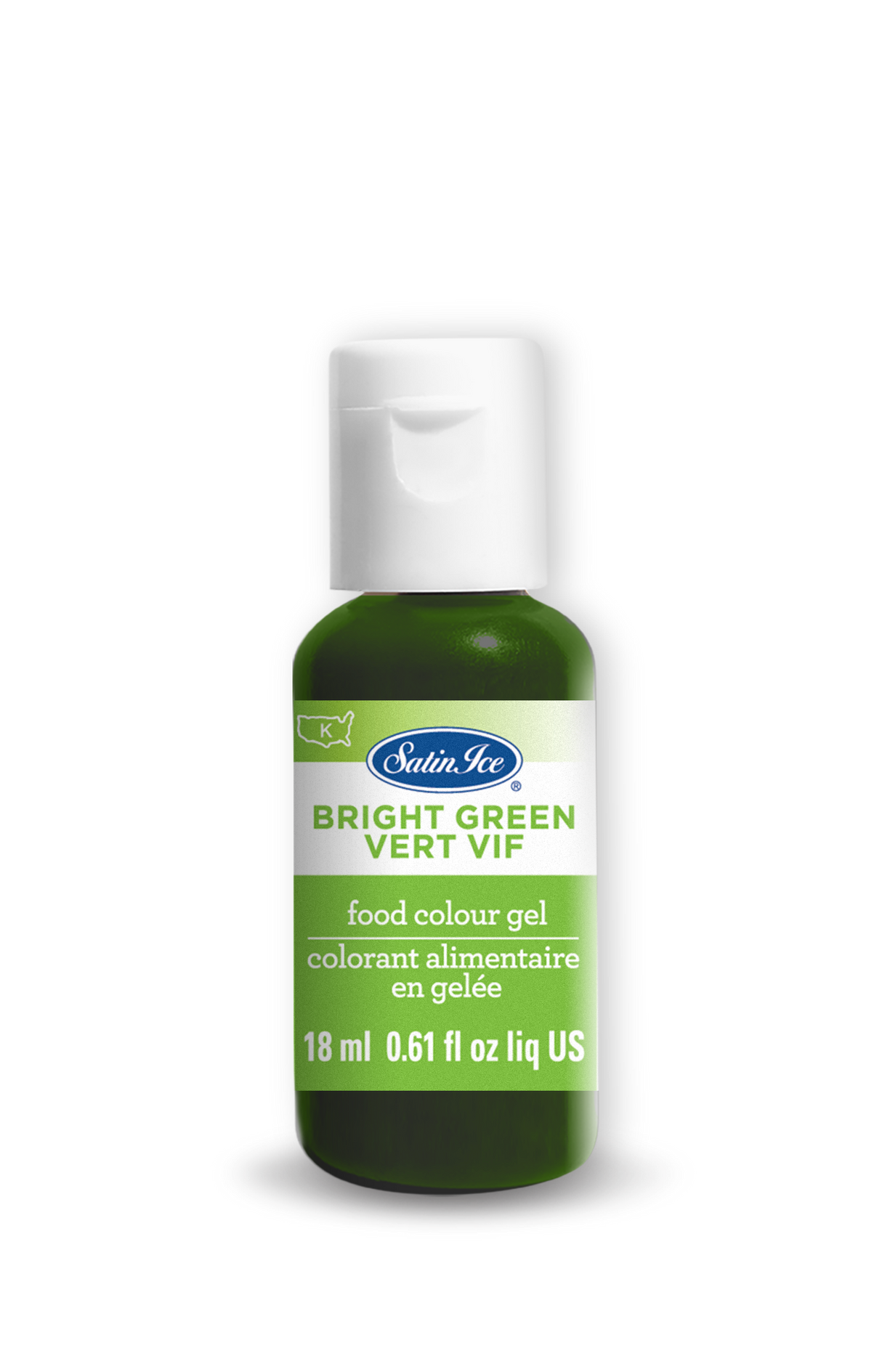 Food Colors, Bright Green, Gel,12 - 0.61 OUNCE