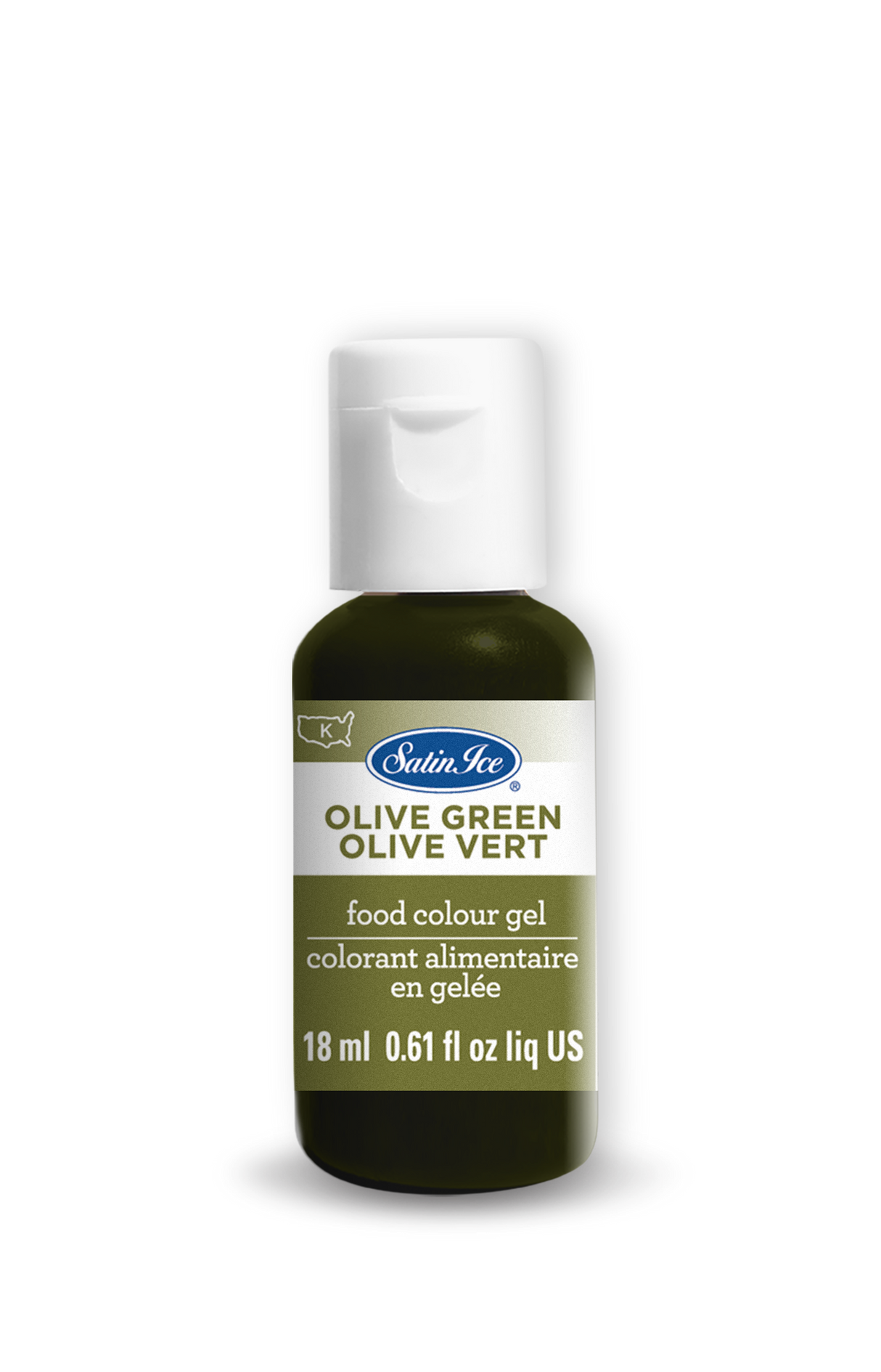 Food Colors, Olive Green, Gel,12 - 0.61 OUNCE