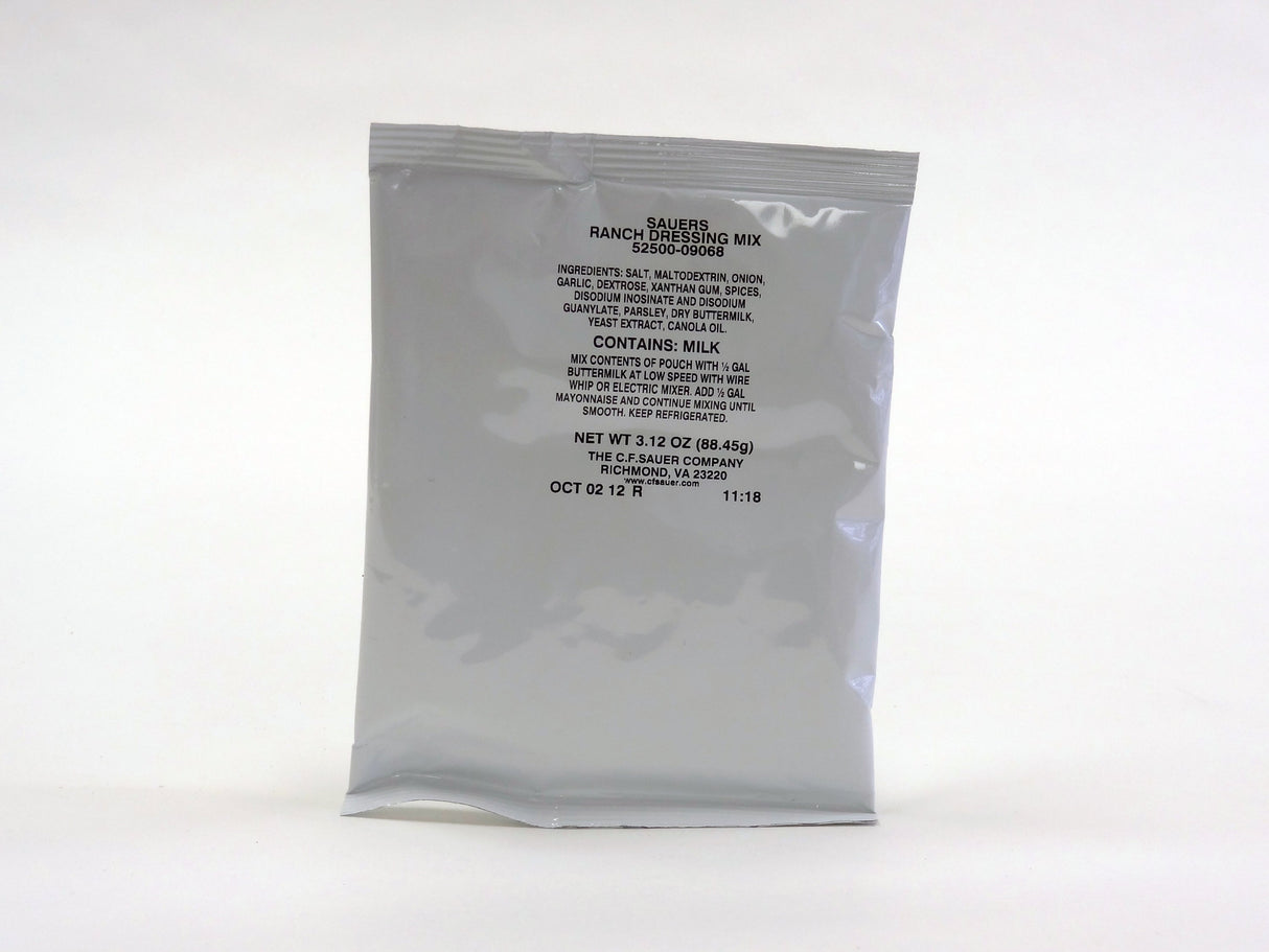 Dressing Mix, Ranch, Shelf Stable,38 - 3.12 OUNCE