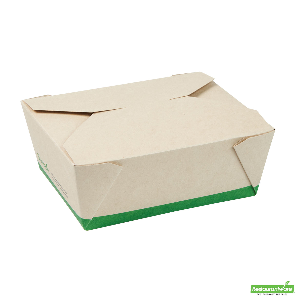 Containers, Take-Out, Sustain 45 Ounce, PLA-Lined Bamboo Paper, 6.75 x 5.50 x 2.50 Inch, #8, Rectangular,4 - 50 COUNT
