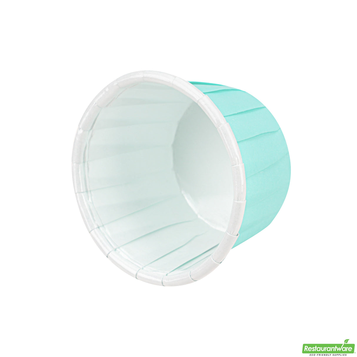 Cups, Baking, 1 Ounce, Paper, Turquoise, Pleated, Small 2 x 2 x 1.25 Inch, Round,200 - 1 EACH