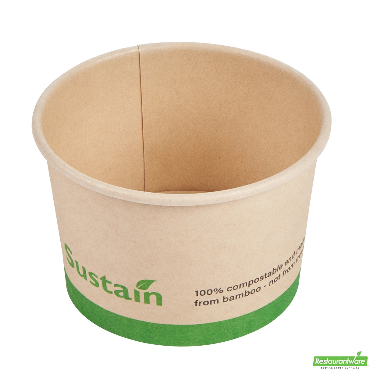 Cups, To-Go, Sustain 4 Ounce, PLA-Lined Bamboo Paper, Round, 3 x 3 x 2.50 Inch,4 - 50 COUNT