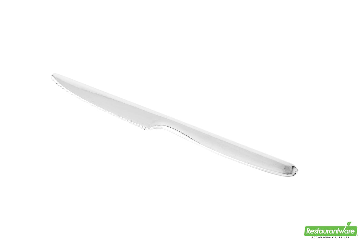 Knives, Moderna, Plastic, Silver, 7.3 Linear Inch,1 - 250 COUNT