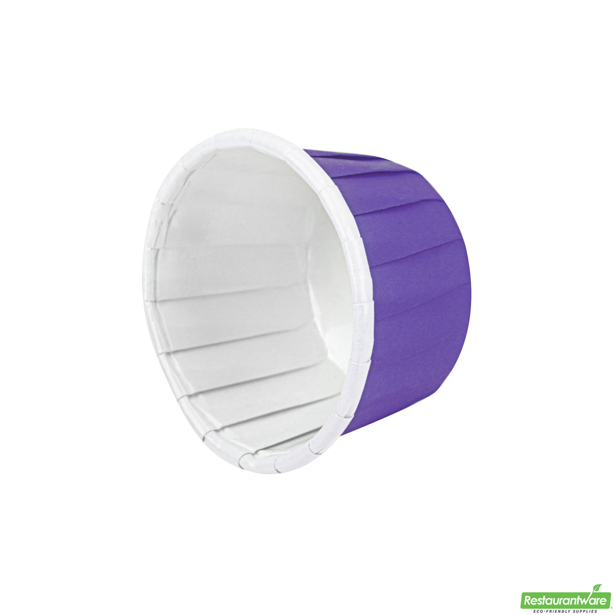 Cups, Baking, 1 Ounce, Paper, Purple, Pleated, Small 2 x 2 x 1.25 Inch, Round,200 - 1 EACH