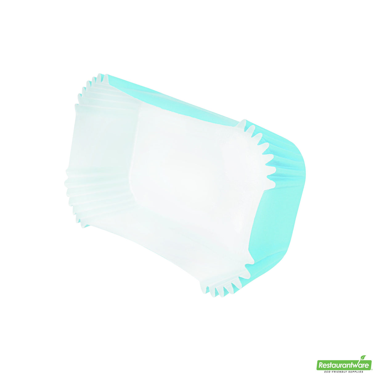Cups, Baking, 5 Ounce, Paper, Turquoise, Ridged, Large 4.50 x 2.50 x 1.25 Inch, Elliptical,200 - 1 EACH