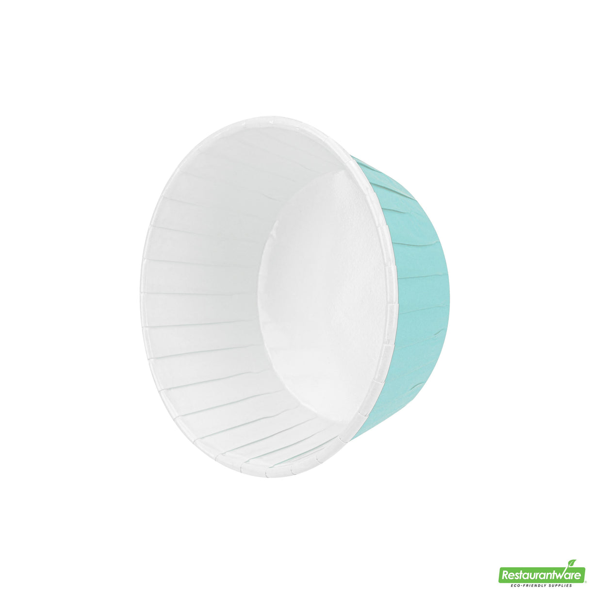 Cups, Baking, 5 Ounce, Paper, Turquoise, Pleated, Large 3.75 x 3.75 x 1.50 Inch, Round,200 - 1 EACH