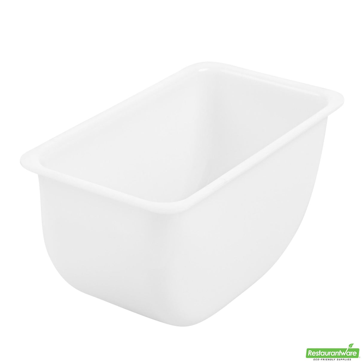 Insert, Bar Lux 1 Pint, White, Plastic, for 6-Compartment Condiment Caddy,1 - 1 EACH