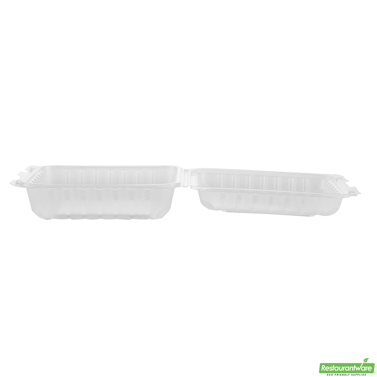 Containers, RW Base 47 Ounce, Microwavable Plastic, Clear, 9 x 9 x 3.50 Inch, Clamshell, Square,2 - 50 COUNT