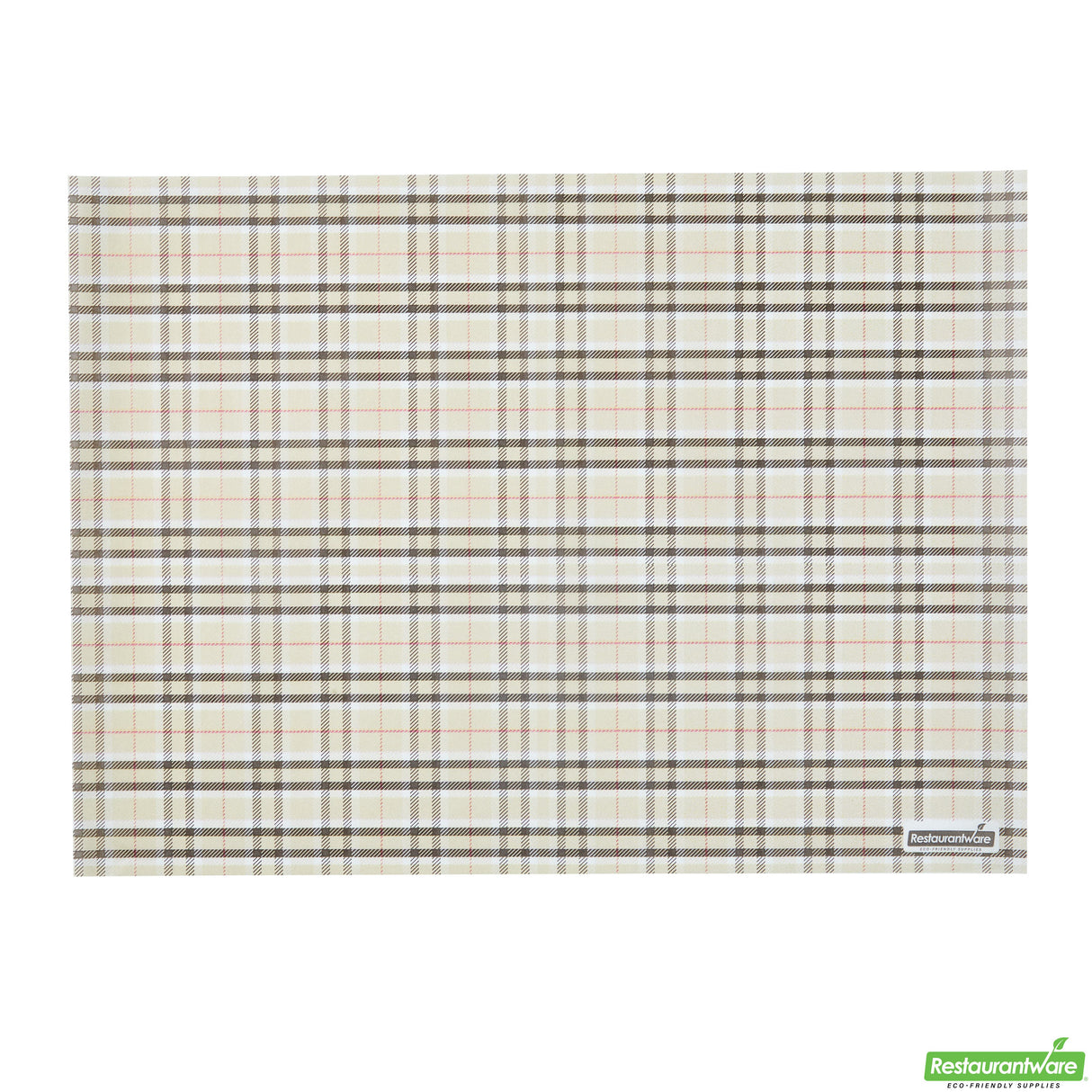 Food Wrap & Basket Liners, RW Base 15 x 11 Inch, Greaseproof Paper, Plaid,10 - 200 COUNT