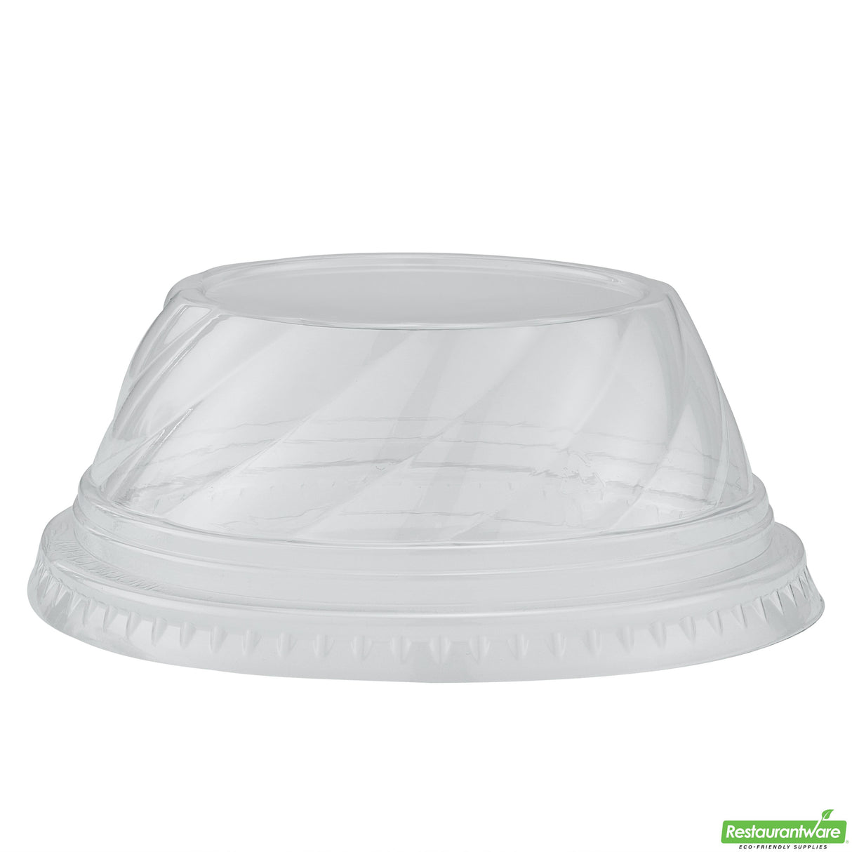 Lids, Low Dome, RW Base, Plastic, Clear, 3.75 x 3.75 x 1.50 Inch, for Plastic Dessert Cup, Round,10 - 50 COUNT