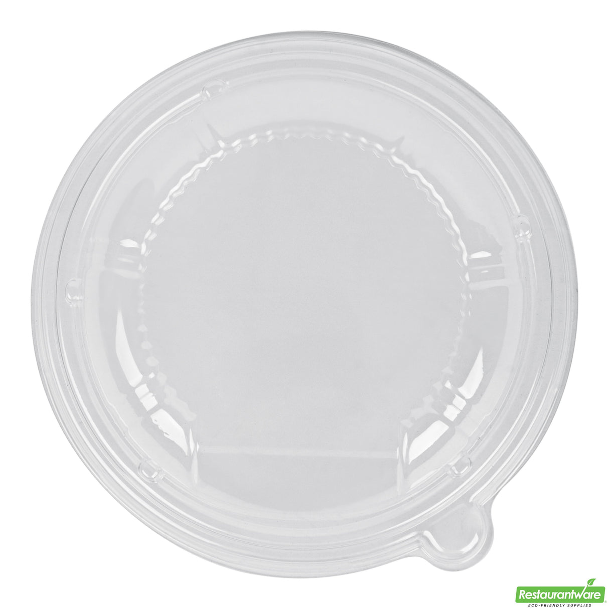 Lids, Bento Tek, Plastic, Clear, 7.25 x 7.25 x 1.75 Inch, Round, for 14 Ounce Asian-Style Bowl,4 - 100 COUNT