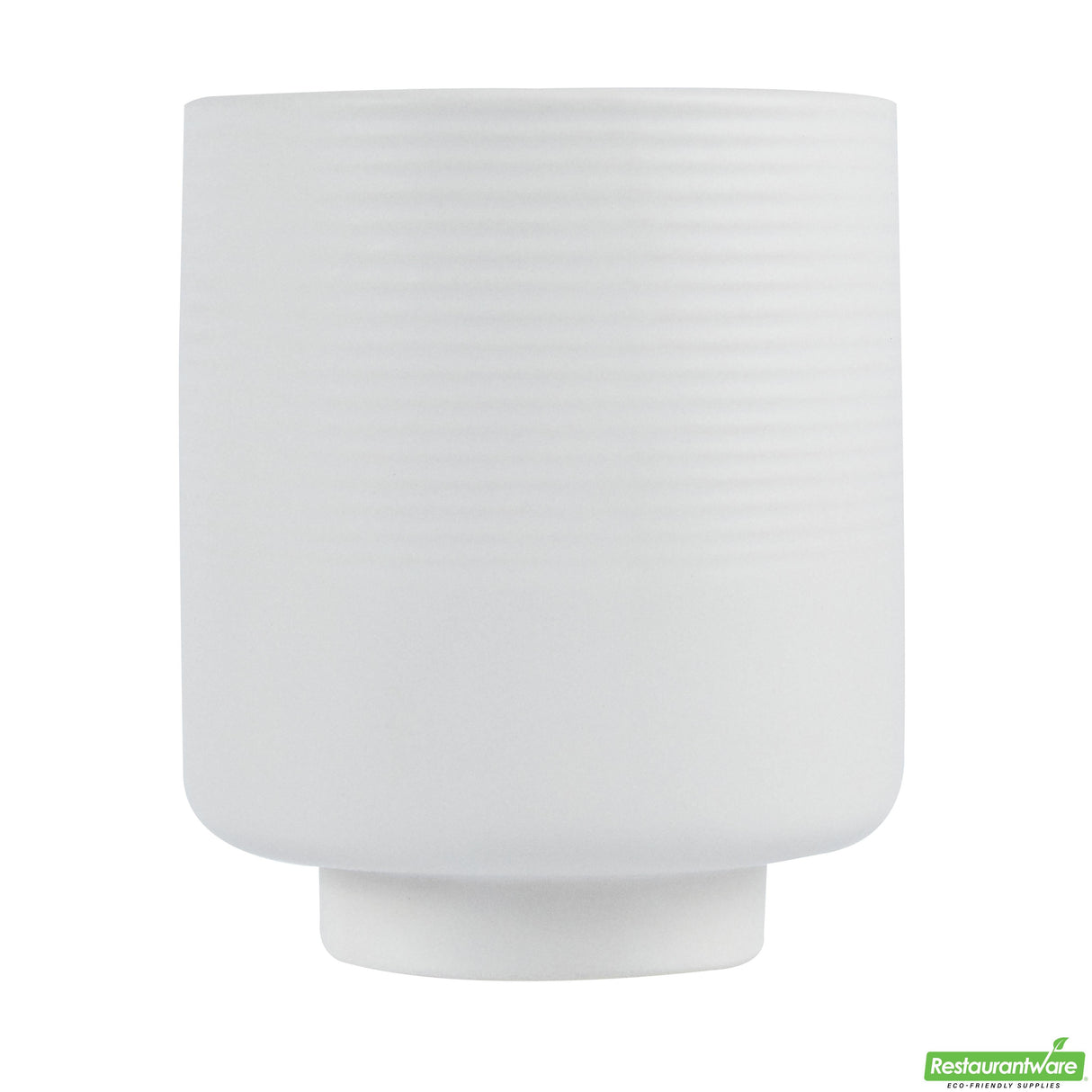 Vase, Table Art, 4.50 x 4.50 x 5 Inch, Ceramic, White, Tea Cup Shape,1 - 1 EACH