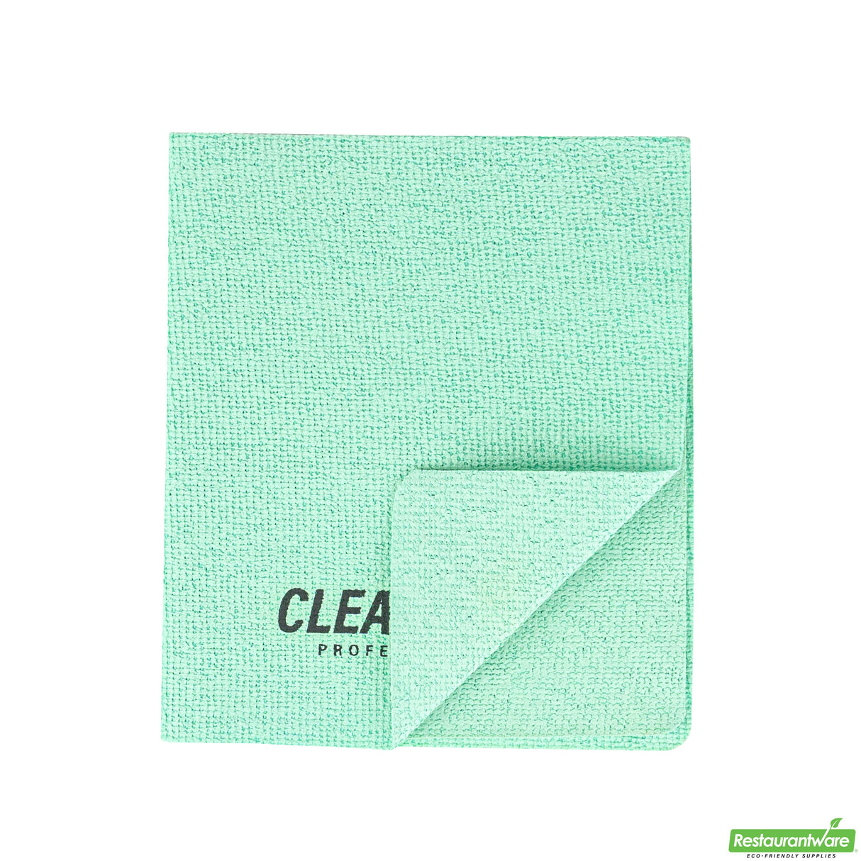 Cloth, Cleaning, Clean Tek Professional 13 x 15 Inch, Green, Microfiber,5 - 20 COUNT