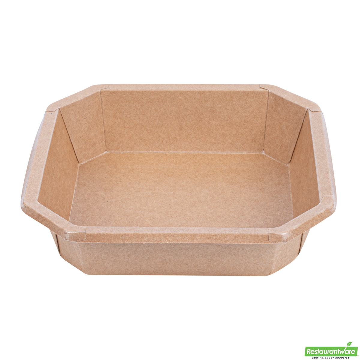 Containers, Take-Out, Sustain 41 Ounce, PLA-Lined Paper, Kraft, 7.75 x 7.75 x 2 Inch, Octagonal,4 - 25 COUNT