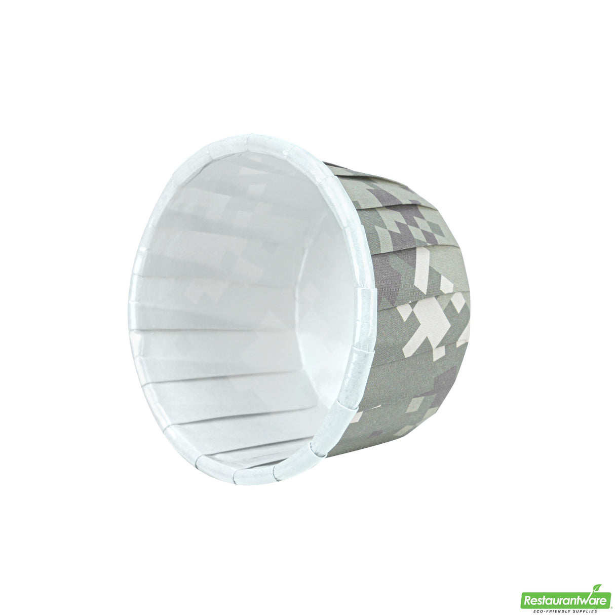 Cups, Baking, 1 Ounce, Paper, Camouflage, Pleated, Small 2 x 2 x 1.25 Inch, Round,200 - 1 EACH