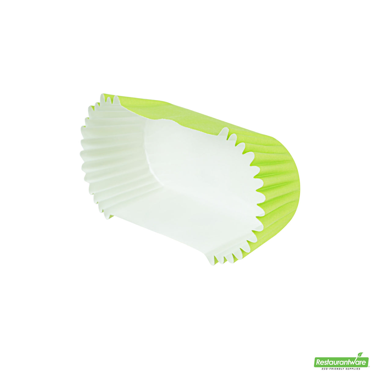 Cups, Baking, 1 Ounce, Paper, Eco Green, Ridged, 3.50 x 1.50 x 0.75 Inch, Elliptical,200 - 1 EACH