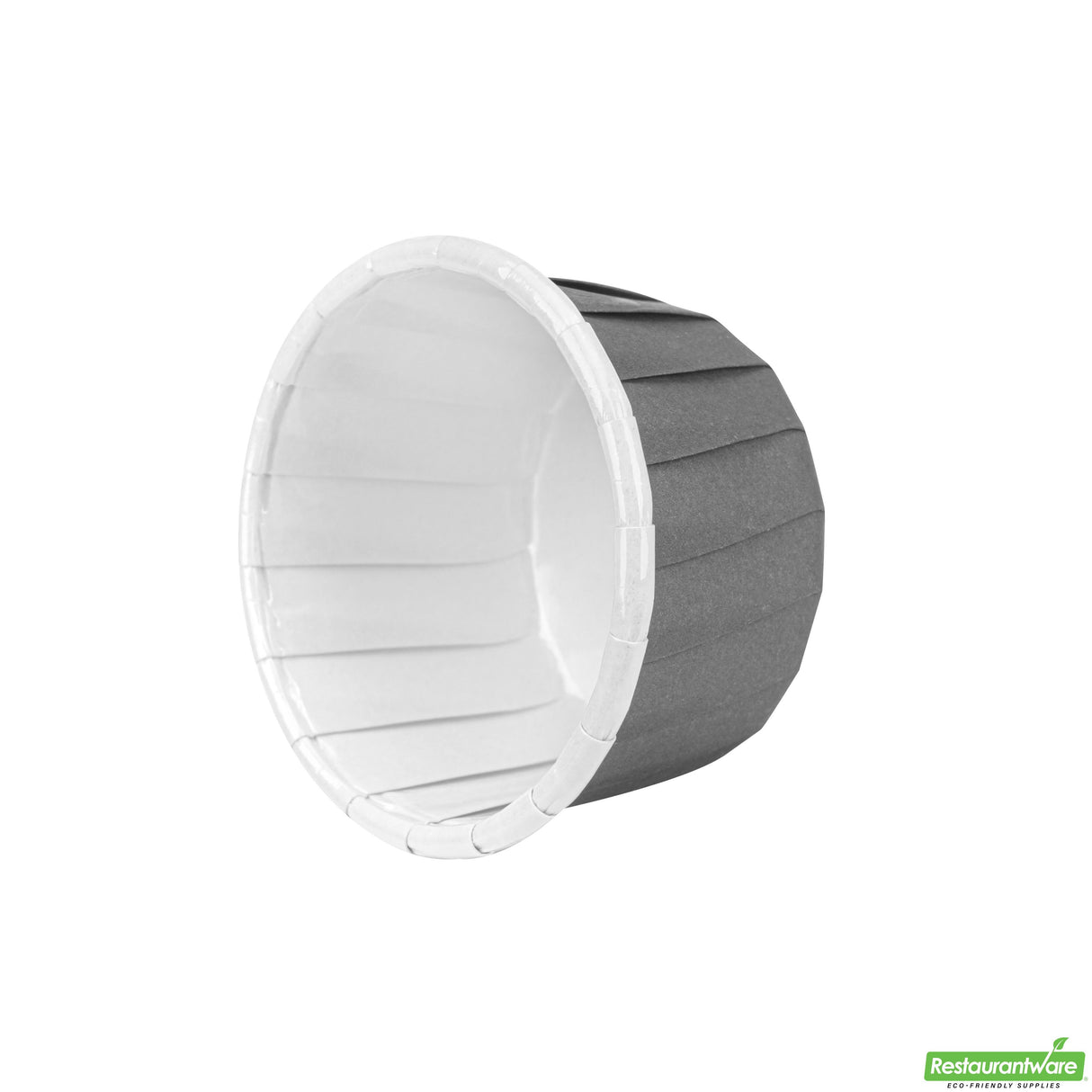 Cups, Baking, 1 Ounce, Paper, Gray, Pleated, Small 2 x 2 x 1.25 Inch, Round,200 - 1 EACH