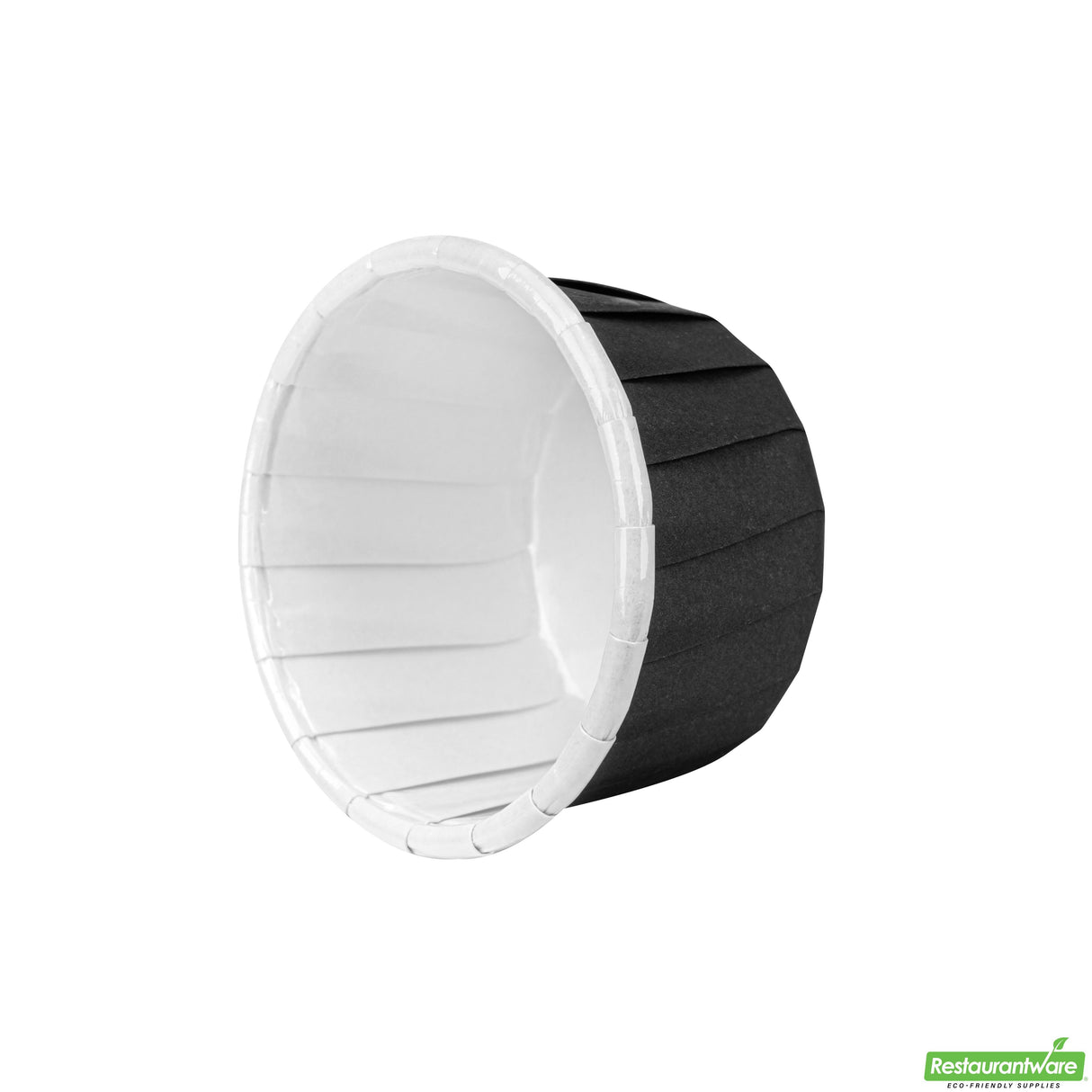 Cups, Baking, 2 Ounce, Paper, Black, Pleated, Medium 2.25 x 2.25 x 1.50 Inch, Round,200 - 1 EACH