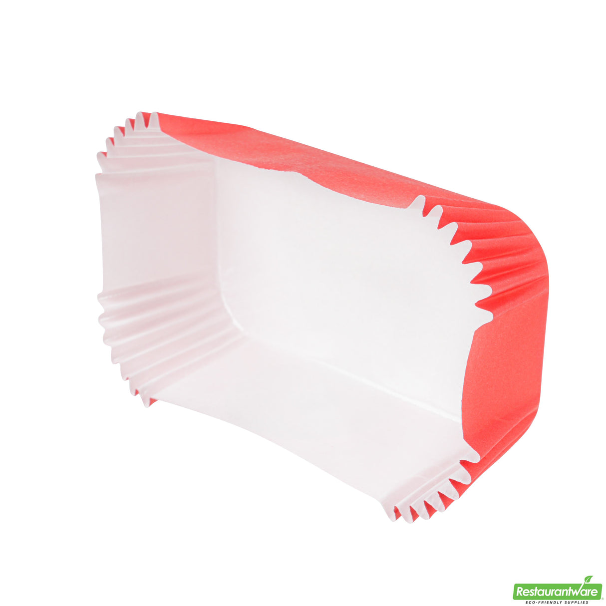 Cups, Baking, 5 Ounce, Paper, Red, Ridged, Large 4.50 x 2.50 x 1.25 Inch, Elliptical,200 - 1 EACH