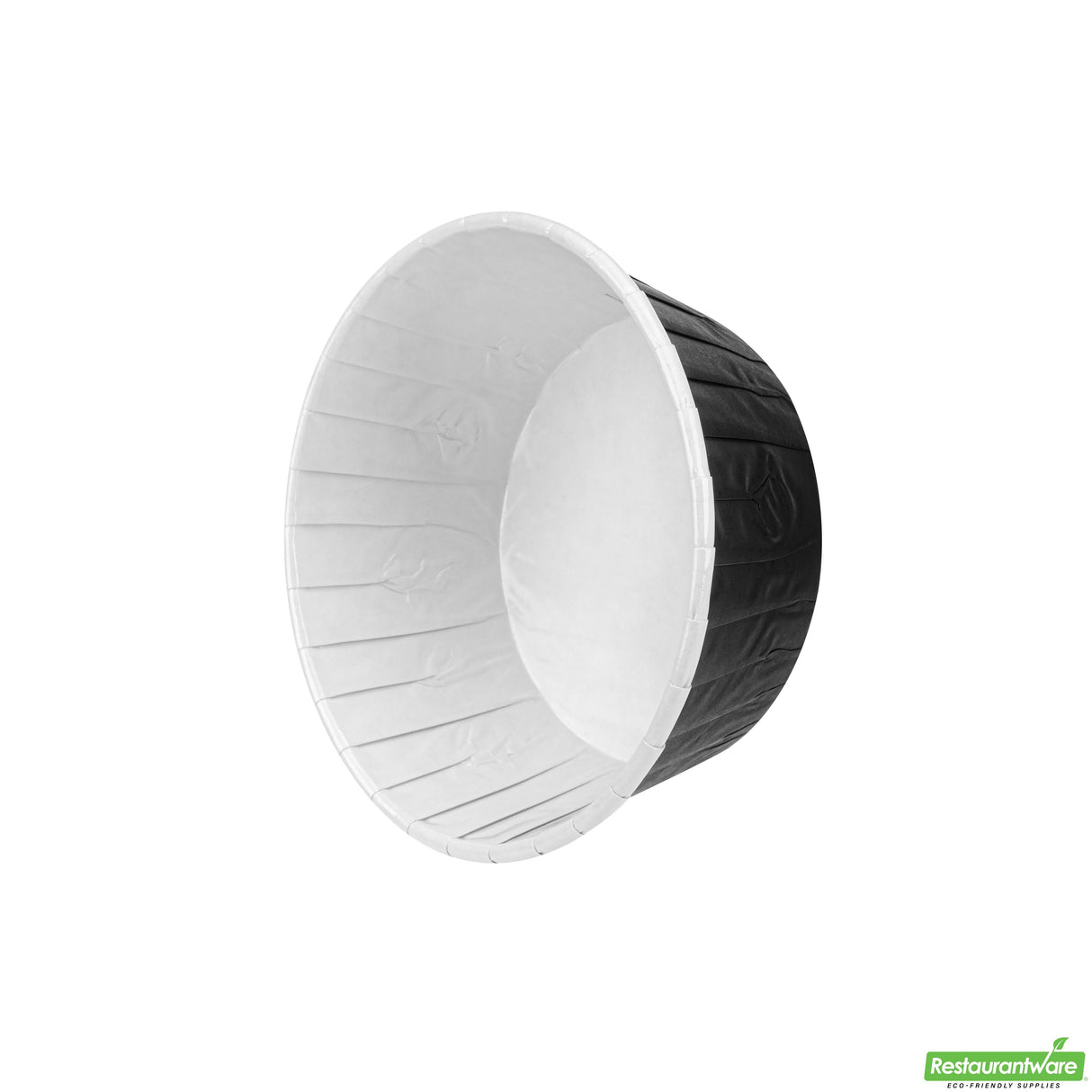 Cups, Baking, 5 Ounce, Paper, Black, Pleated, Large 3.75 x 3.75 x 1.50 Inch, Round,200 - 1 EACH