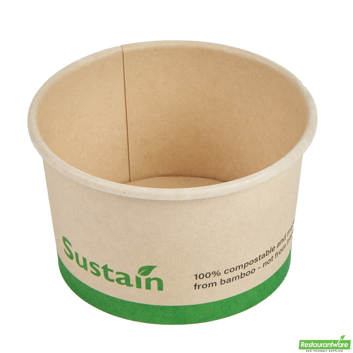 Cups, To-Go, Sustain 3 Ounce, PLA-Lined Bamboo Paper, Round, 3 x 3 x 1.75 Inch,4 - 50 COUNT