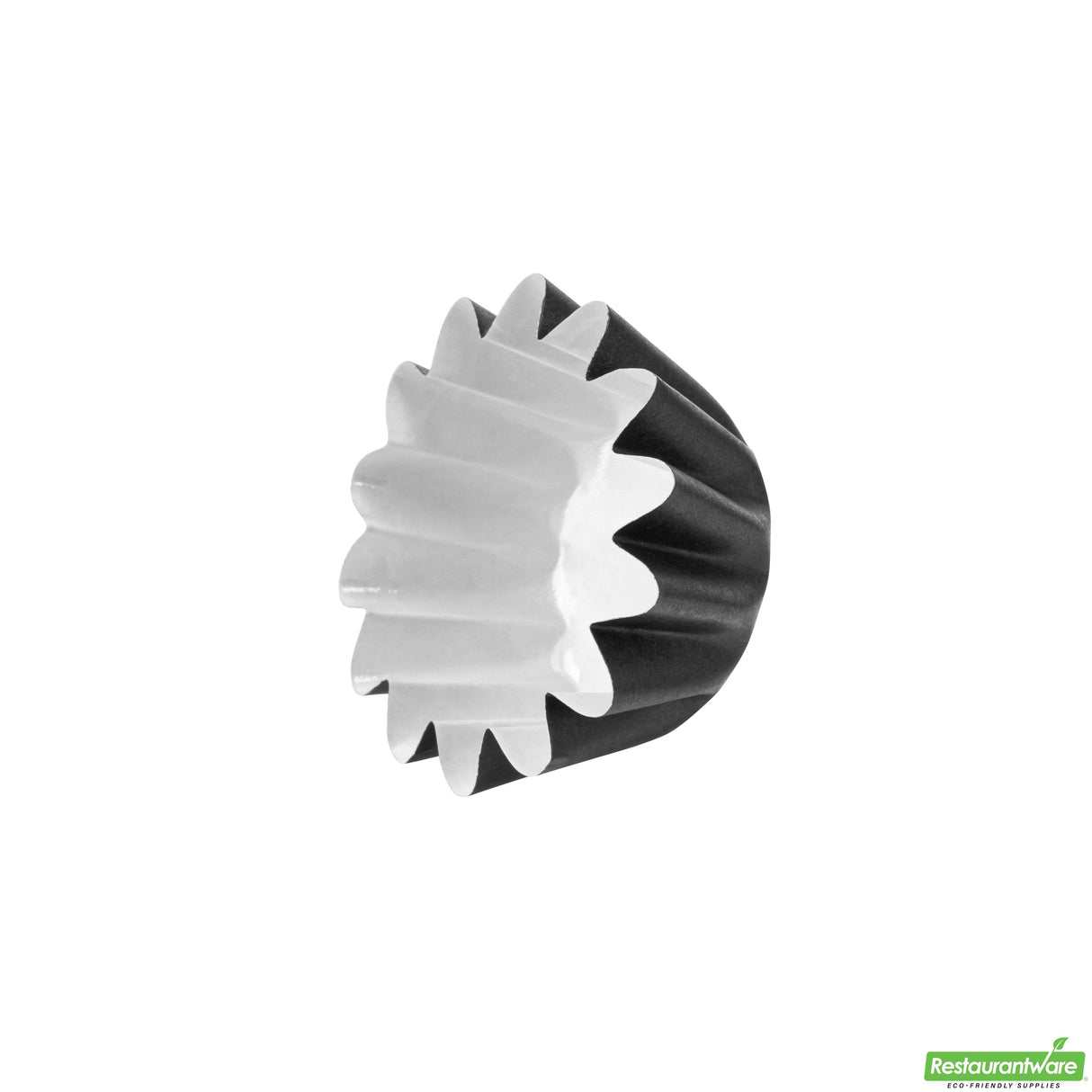 Cups, Baking, 0.40 Ounce, Paper, Black, Flared, Mini 2 x 2 x 0.50 Inch,200 - 1 EACH