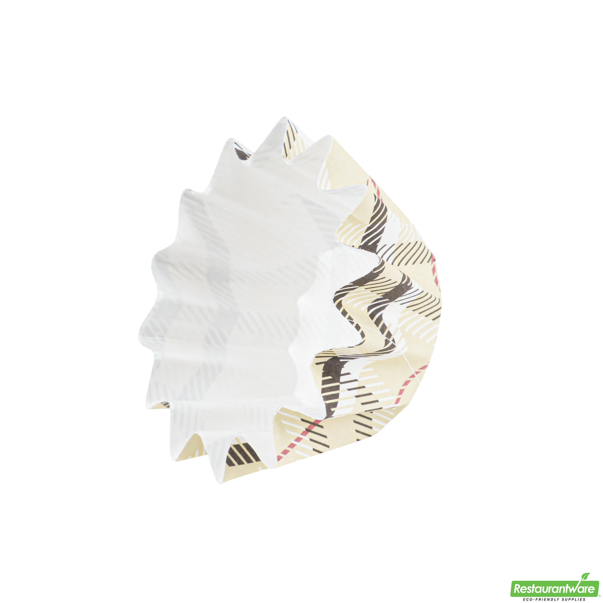 Cups, Baking, 0.40 Ounce, Paper, Plaid, Flared, Mini 2 x 2 x 0.50 Inch,200 - 1 EACH