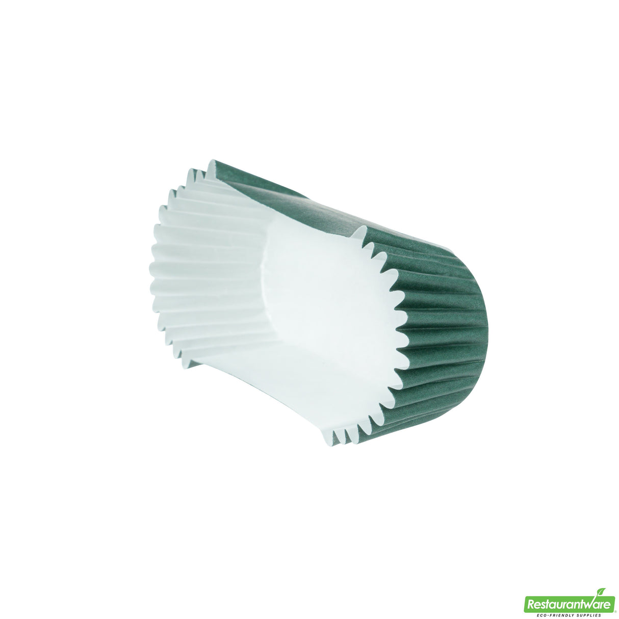 Cups, Baking, 1 Ounce, Paper, Forest Green, Ridged, 3.50 x 1.50 x 0.75 Inch, Elliptical,200 - 1 EACH