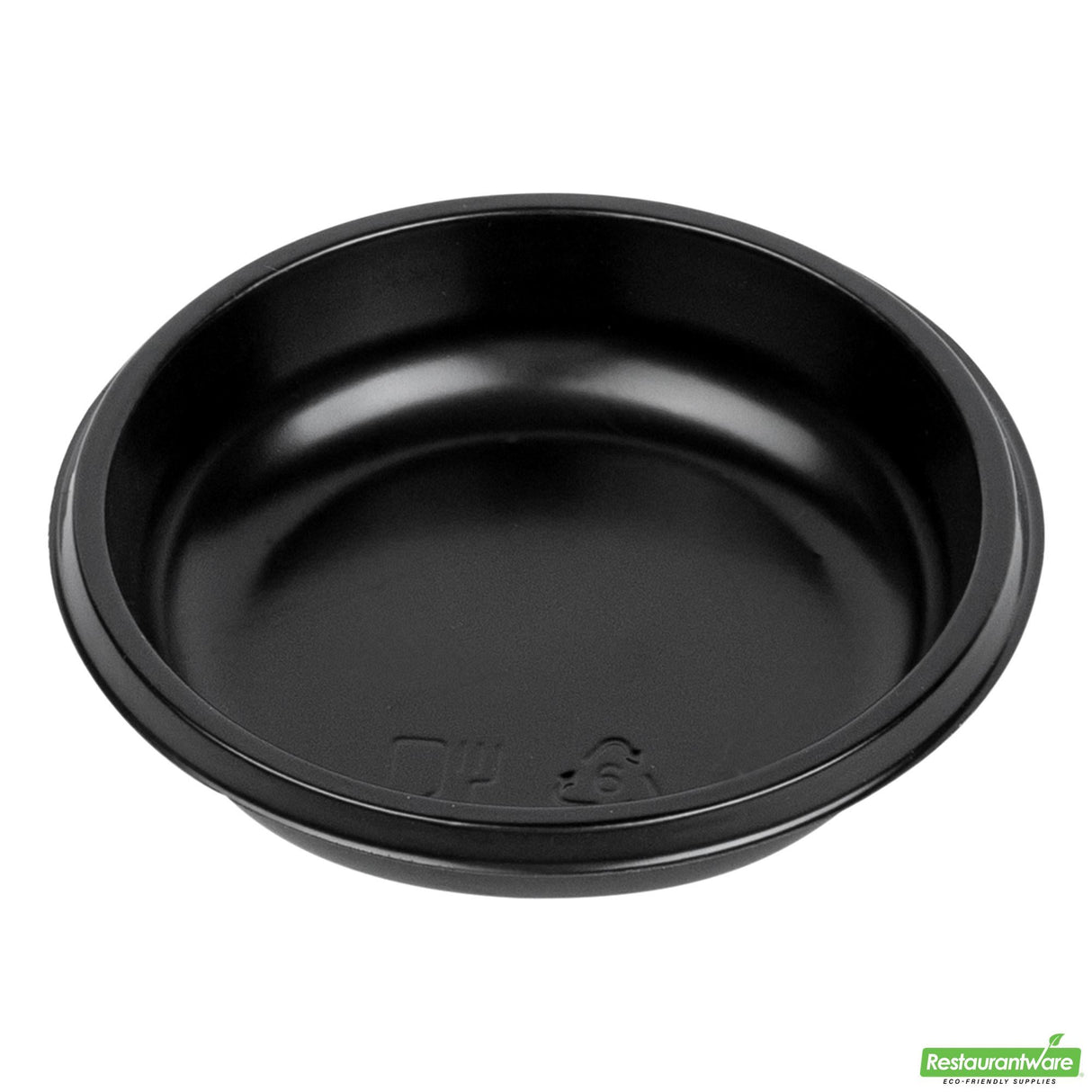 Dish, Sauce, Bento Tek 2 Ounce, Plastic, Black, 3 x 3 x 0.75 Inch, Round,100 - 1 EACH